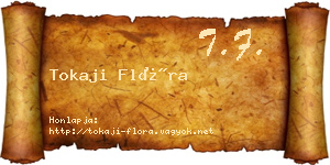 Tokaji Flóra névjegykártya
